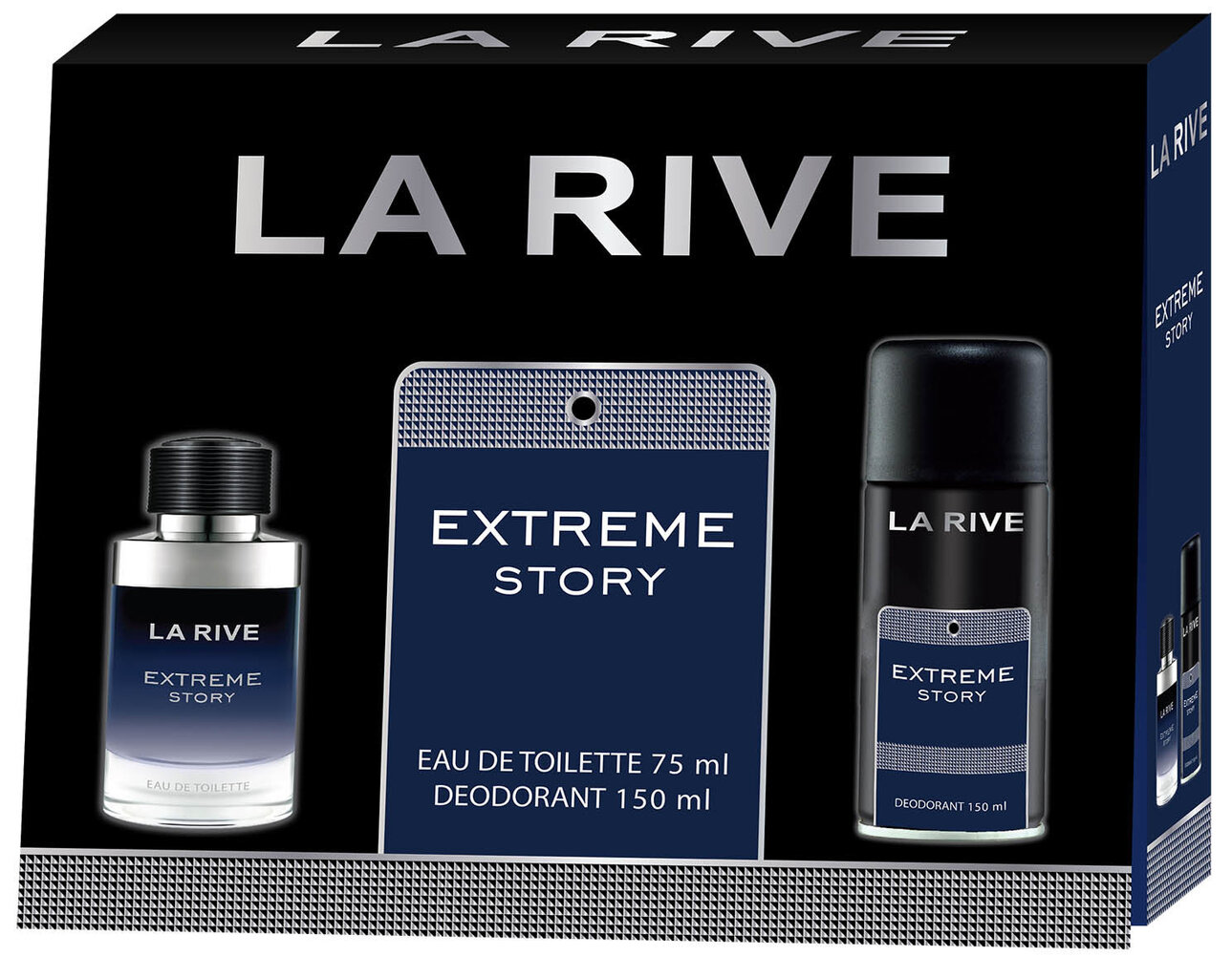 Rinkinys La Rive Extreme Story: EDT vyrams 75 ml + dezodorantas 150 ml kaina ir informacija | Kvepalai vyrams | pigu.lt