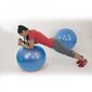 Gimnastikos kamuolys Christopeit, su pompa, mėlynas kaina ir informacija | Gimnastikos kamuoliai | pigu.lt