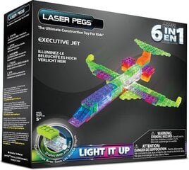 Laser Pegs 6w1 Plane (LASE0005) цена и информация | Конструкторы и кубики | pigu.lt