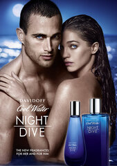 Dušo želė Davidoff Cool Water Night Dive moterims 150 ml kaina ir informacija | Parfumuota kosmetika moterims | pigu.lt