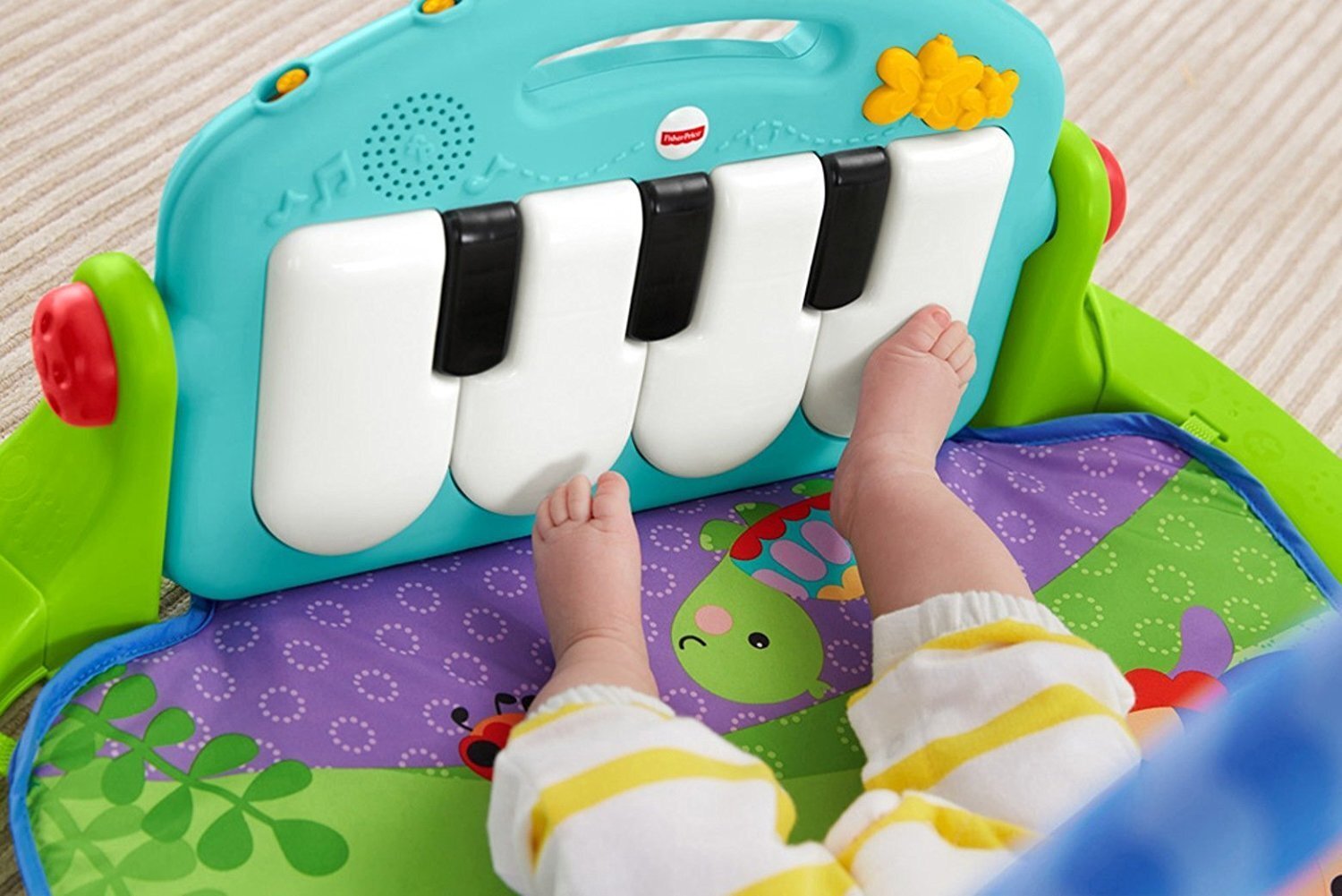 Muzikinis veiklos kilimėlis su pianinu Fisher Price, BMH49 цена и информация | Lavinimo kilimėliai | pigu.lt