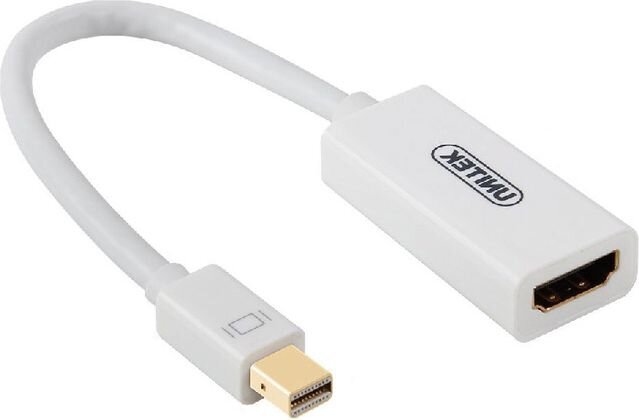 Unitek Mini DisplayPort Male, HDMI Type A Female kaina ir informacija | Kabeliai ir laidai | pigu.lt