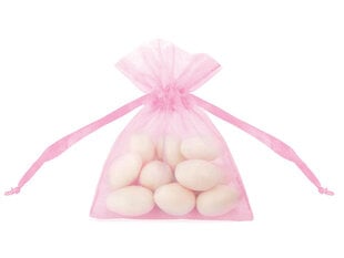 Мешочки из органзы, розовые 7,5x10 cm. 20шт цена и информация | Товары для упаковки подарков | pigu.lt