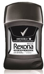 Pieštukinis dezodorantas vyrams Rexona Invisible Men Motionsense Black + White, 50 ml kaina ir informacija | Dezodorantai | pigu.lt