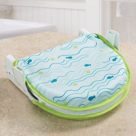 Gultukas į vonelę Summer Infant Sling-Fishes Green цена и информация | Maudynių priemonės | pigu.lt