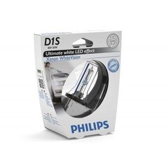 Philips Xenon D1S WHITE VISION 6000k лампочка цена и информация | Автомобильные лампочки | pigu.lt