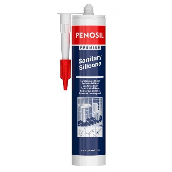 Sanitarinis silikoninis hermetikas PENOSIL Premium 310 ml bespalvis kaina |  pigu.lt