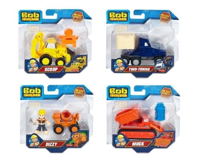 Žaislinė transporto priemonė Fisher-Price Bob The Builder kaina ir informacija | Žaislai berniukams | pigu.lt