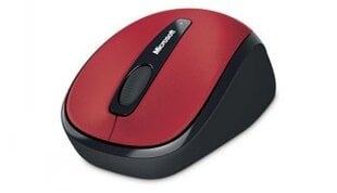 Microsoft 3500, raudona kaina ir informacija | Pelės | pigu.lt