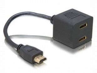 Šakotuvas Delock HDMI -> 2x HDMI kaina ir informacija | Adapteriai, USB šakotuvai | pigu.lt