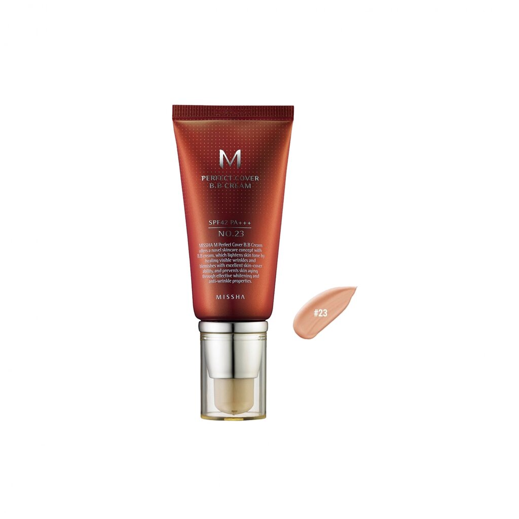 Makiažo pagrindas Missha Perfect Cover BB SPF42/PA+++ 50ml, 23 Natural Beige kaina ir informacija | Makiažo pagrindai, pudros | pigu.lt