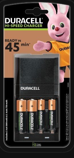 Duracell elementų kroviklis CEF27 +2AA +2AAA цена и информация | Elementų krovikliai | pigu.lt