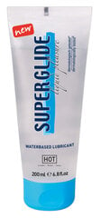 Vandens pagrindo lubrikantas Superglide Liquid Pleasure, 200 ml kaina ir informacija | HOT Apsauginės, dezinfekcinės, medicininės prekės | pigu.lt