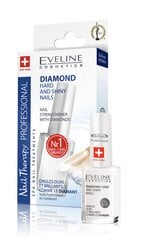 Stiprinamoji nagų priežiūros priemonė, suteikianti deimantinį spindesį Eveline Nail Therapy Professional 12 ml kaina ir informacija | Nagų lakai, stiprintojai | pigu.lt