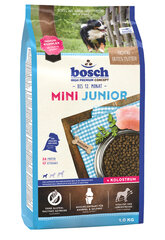 Bosch Petfood Mini Junior 1kg+1kg DOVANŲ! kaina ir informacija | Sausas maistas šunims | pigu.lt