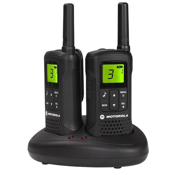 Motorola T60 portatyvios radio stotelės, 8km, 8kanalai kaina ir informacija | Radijo stotelės, racijos | pigu.lt