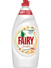 Fairy Sensitive Chamomile & Vit E indų ploviklis, 0,9 l kaina ir informacija | Indų plovimo priemonės | pigu.lt