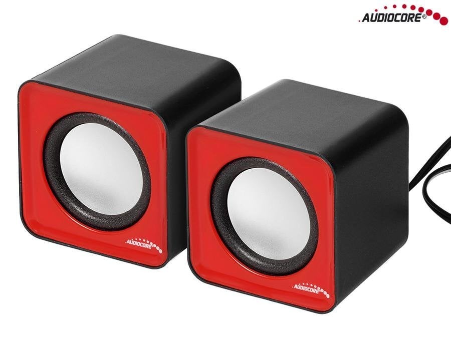 Audiocore AC870R, raudona цена и информация | Garso kolonėlės | pigu.lt