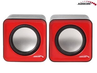 Audiocore AC870R, красный цена и информация | Аудиоколонки | pigu.lt