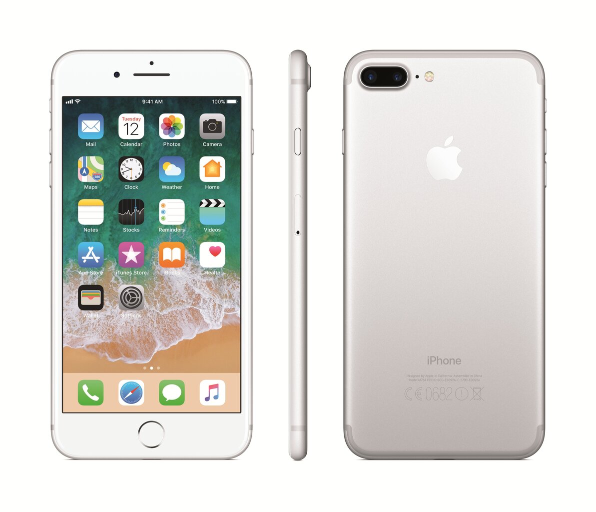 Apple iPhone 7 Plus 128GB, Sidabrinė kaina ir informacija | Mobilieji telefonai | pigu.lt