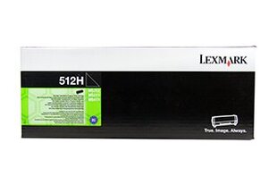 Картридж для принтера Lexmark 512H Return (51F2H00), черный цена и информация | Картриджи для лазерных принтеров | pigu.lt