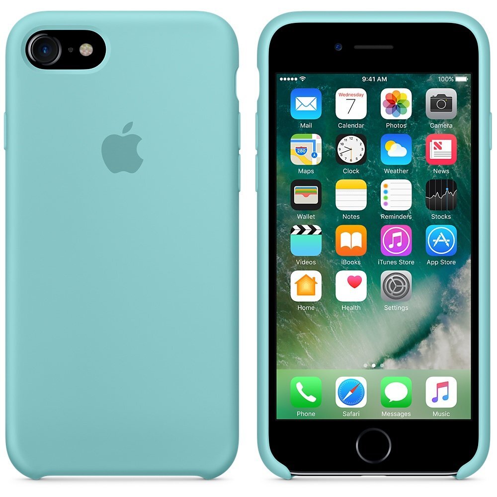 Apsauginis dėklas Apple iPhone 7, Šviesiai mėlynas kaina ir informacija | Telefono dėklai | pigu.lt