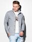 Džemperis su sagutėmis elegantiškas OMBRE pilka kaina ir informacija | Megztiniai vyrams | pigu.lt