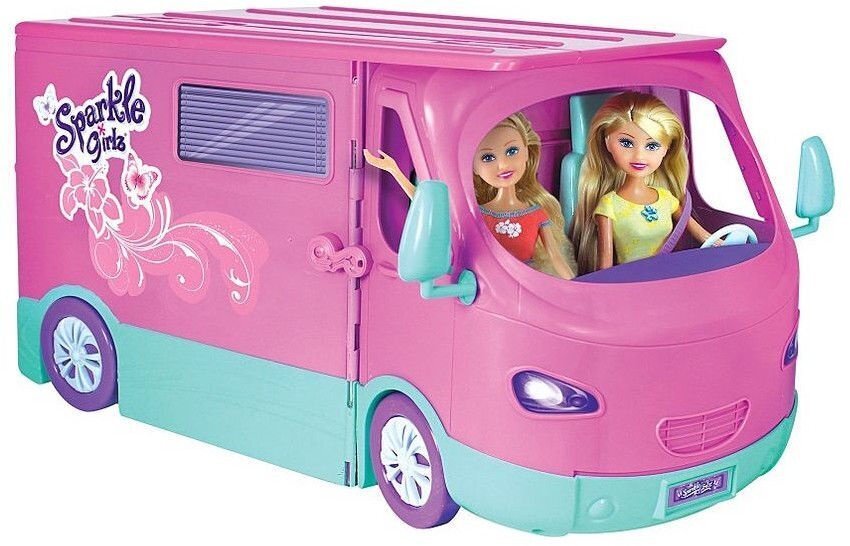 Rinkinys Camper van Sparkle Girlz, 75089 цена и информация | Žaislai mergaitėms | pigu.lt