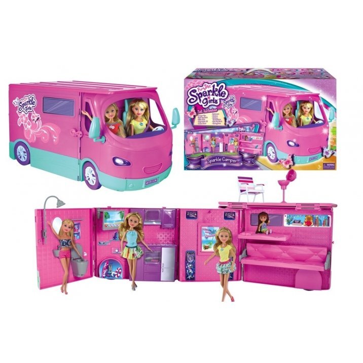 Rinkinys Camper van Sparkle Girlz, 75089 цена и информация | Žaislai mergaitėms | pigu.lt