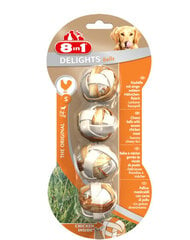 8in1 куриные мясные шарики для собак, 4 шт.​ цена и информация | Лакомства для собак | pigu.lt