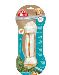 8in1 Delights Dental кость, L размер цена и информация | Лакомства для собак | pigu.lt