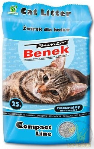 Super Benek Compact bentonitinis kraikas, mėlynas, 20 kg цена и информация | Kraikas katėms | pigu.lt