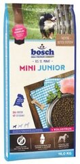 Bosch Tiernahrung Junior Mini su paukštiena, 15 kg kaina ir informacija | Sausas maistas šunims | pigu.lt