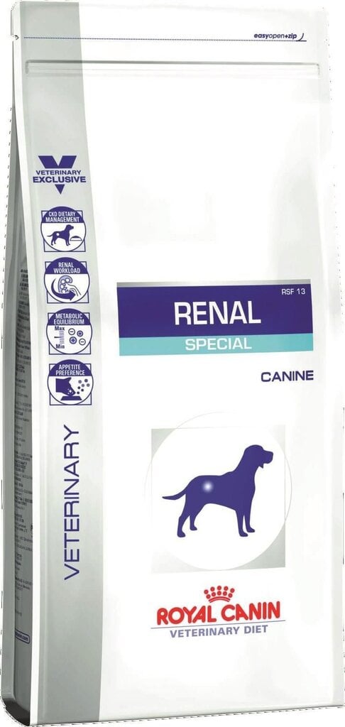 Royal Canin turintiems problemų su inkstais šunims Dog renal, 7 kg kaina ir informacija | Sausas maistas šunims | pigu.lt