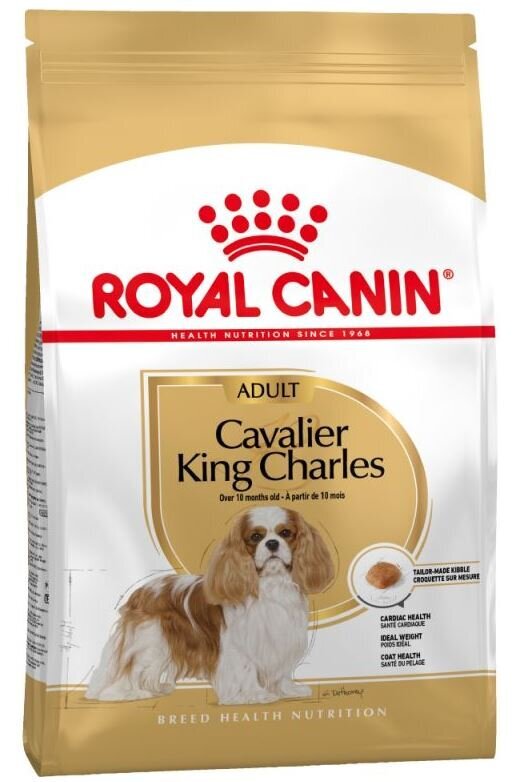 Royal Canin Cavalier king charles veislės šunims Adult, 1,5 kg цена и информация | Sausas maistas šunims | pigu.lt