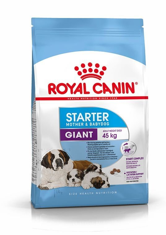 Royal Canin maistas šunims Giant Starter Mother & Babydog Universal, 15 kg kaina ir informacija | Sausas maistas šunims | pigu.lt