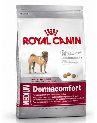 Royal Canin Medium Dermacomfort, 10 kg kaina ir informacija | Sausas maistas šunims | pigu.lt