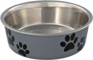 Trixie металлическая миска для корма для животных, 2 л, 23 см цена и информация | Миски, ящики для корма | pigu.lt