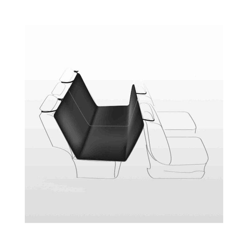 TRIXIE Automobilio sėdynės užtiesalas, su šonais, padalinamas 1.50x1.35 m, juodas kaina ir informacija | Kelioniniai reikmenys | pigu.lt