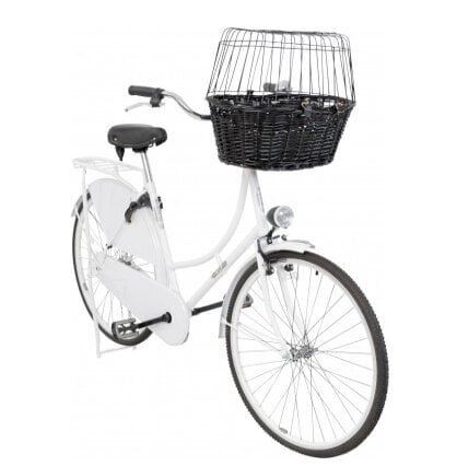 Transportavimo krepšelis į dviratis 50 x 41 x 35 cm / juodas цена и информация | Transportavimo narvai, krepšiai | pigu.lt