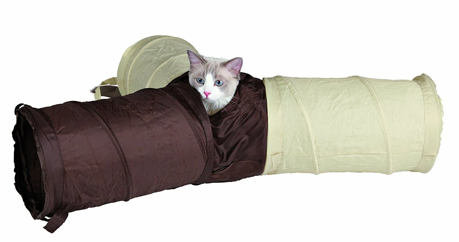 Trixie nailoninis tunelis katėms kaina ir informacija | Žaislai katėms | pigu.lt