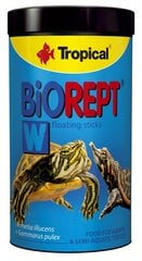 TROPICAL Biorept W - корм для водных черепах - 75г цена и информация | Корм для экзотических животных | pigu.lt