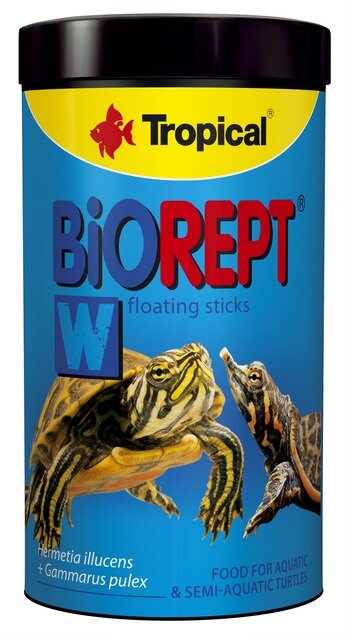 Tropical Biorept W maistas vandens vėžliams, 75 g цена и информация | Maistas egzotiniams gyvūnams | pigu.lt