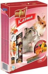 Vitapol дополнительный корм с фруктами для кроликов и хомяков 350г цена и информация | Корм для грызунов | pigu.lt