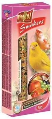 Vaisiniai kanerėlių skanėstai Vitapol, 2 vnt. kaina ir informacija | Lesalas paukščiams | pigu.lt
