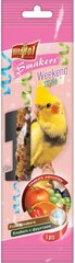 Vitapol Smakers weekend style papūgoms nimfoms su vaisiais 1 vnt kaina ir informacija | Lesalas paukščiams | pigu.lt