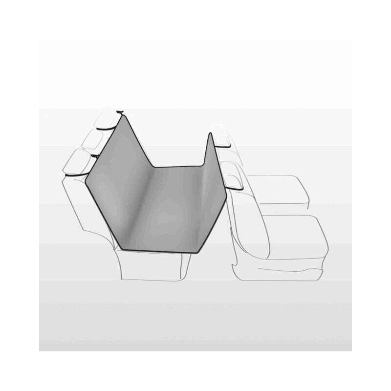 TRIXIE Automobilio sėdynės užtiesalas, 1.40x1.45 m, pilkas kaina ir informacija | Kelioniniai reikmenys | pigu.lt