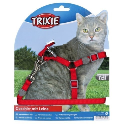 Trixie petnešos su pavadėliu Premium цена и информация | Pavadėliai, antkakliai, petnešos katėms | pigu.lt