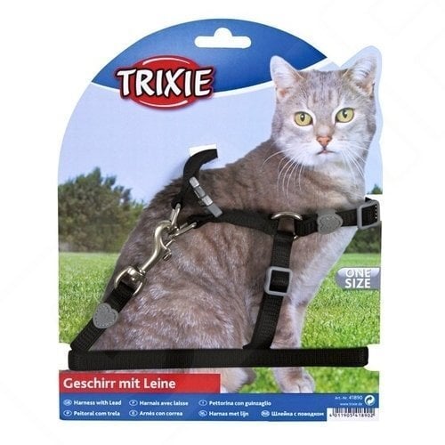 Trixie petnešos su pavadėliu Premium kaina ir informacija | Pavadėliai, antkakliai, petnešos katėms | pigu.lt