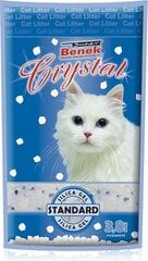 Силиконовый наполнитель для кошачьего туалета Super Benek Crystal Naturalny, 3.8 л цена и информация | Наполнитель для кошек | pigu.lt